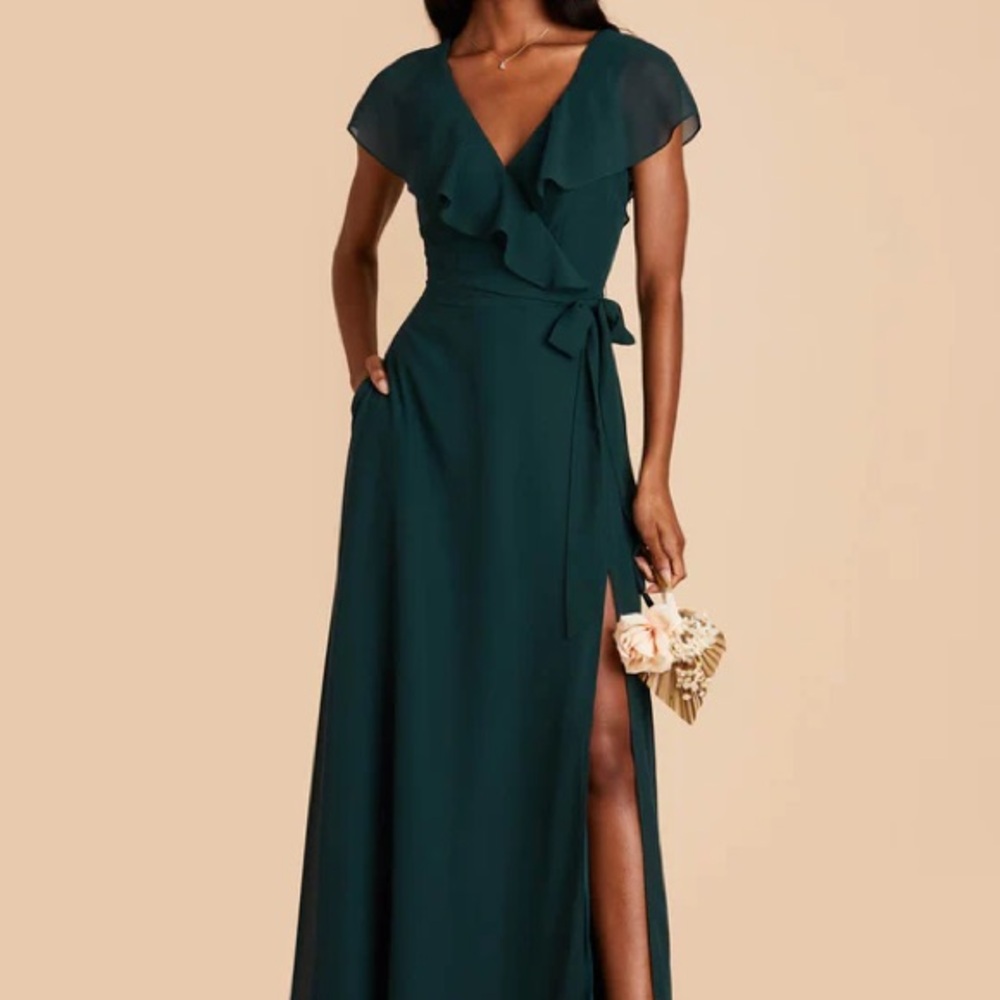 BirdyGrey Elegant Emerald Bridesmaid Dress